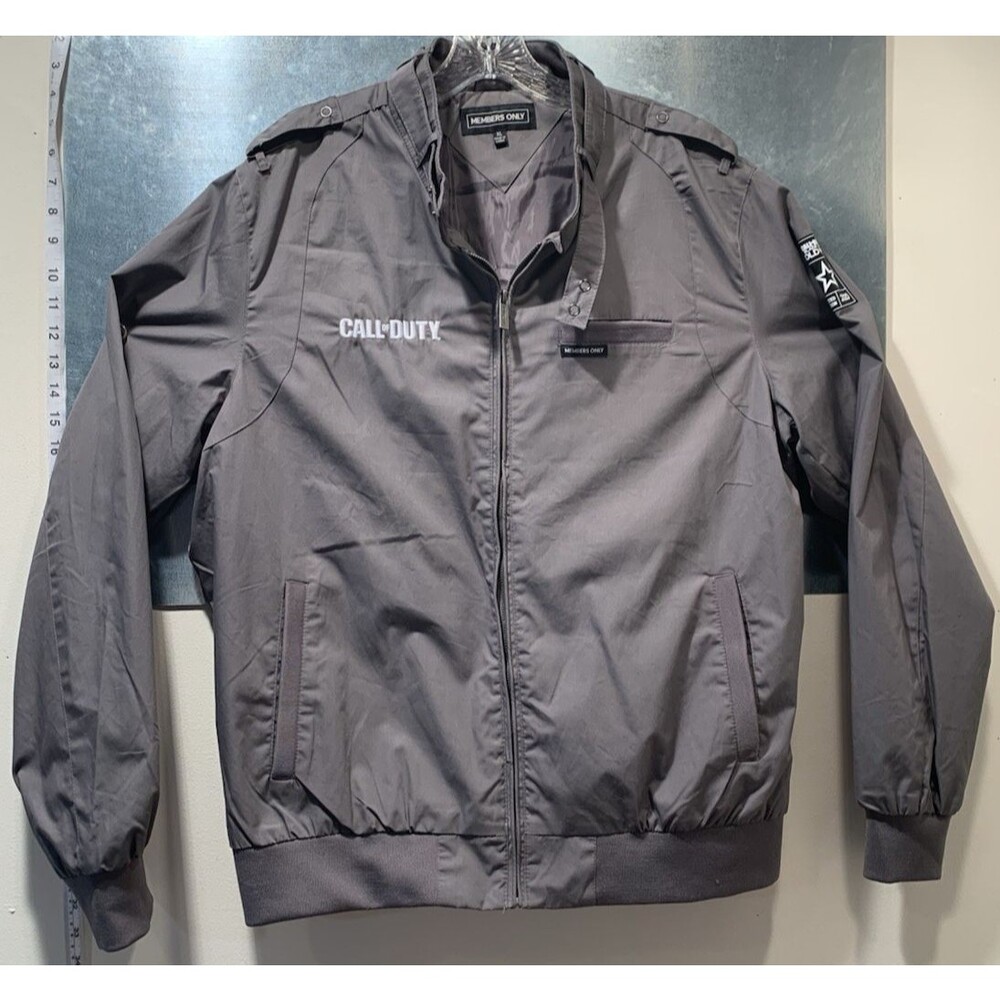 Call Of Duty Black Ops Cold War 2020 Limited Edition Members Only Jacket XL Gray - Picture 13 of 16